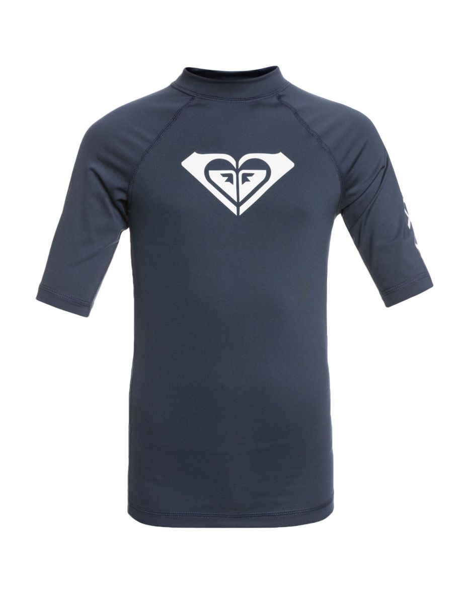 Womens Rash Guard Short Sleeve Surf Shirt | Aqua Design