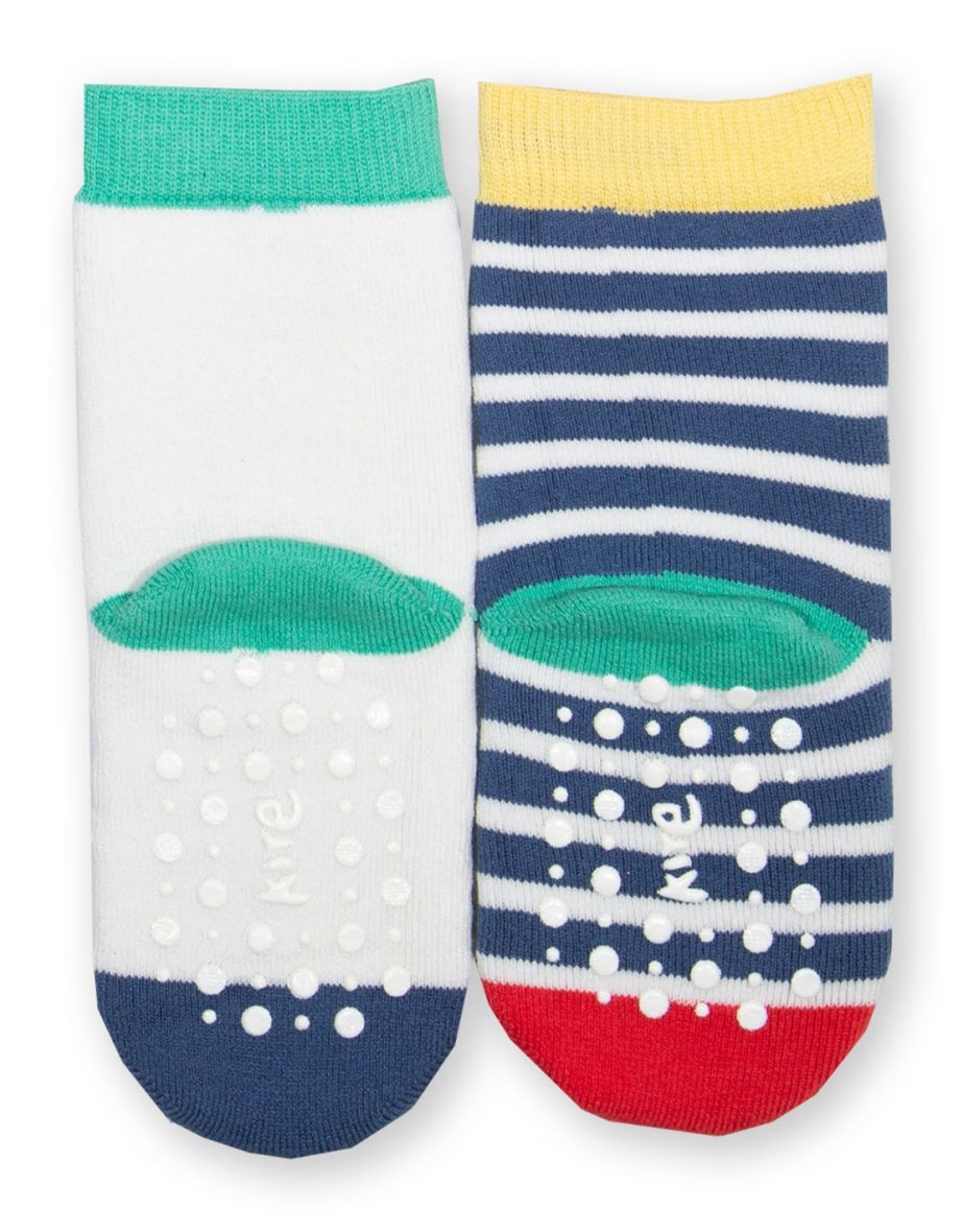 Caterpillar grippy socks red - 2