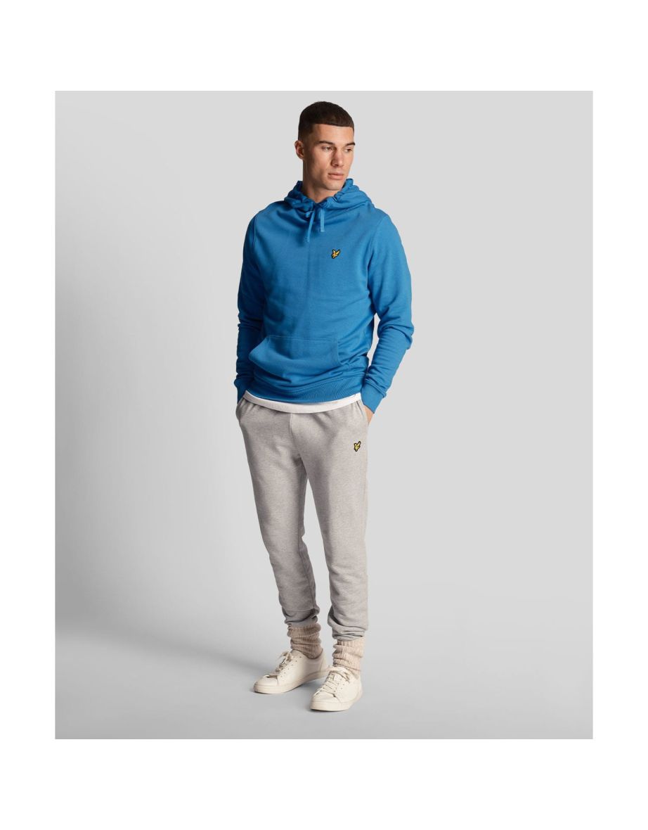 Men's Lyle And Scott Pullover Hoodie in Blue