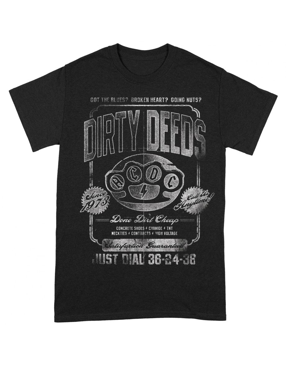 Dirty deeds done dirt cheap shirt on sale