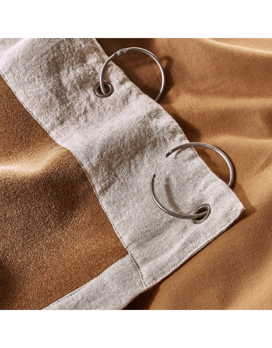 Venita Cotton Velvet & Linen Curtain - 4