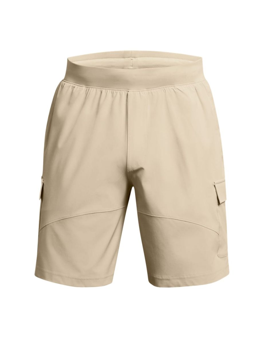 Men's Under Armour Stretch Woven Cargo Shorts in Brown