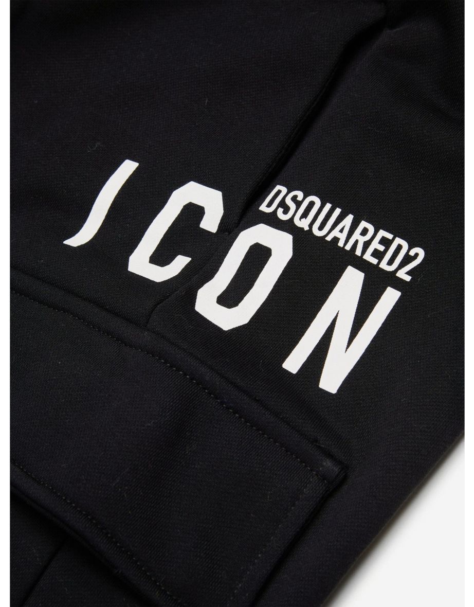 Kids Cargo Pants in Black - 3