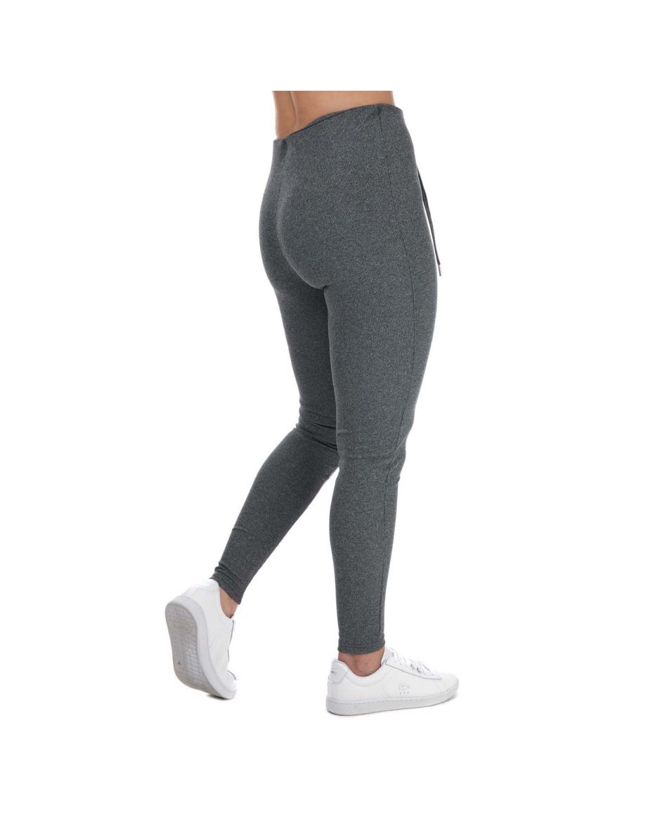 Women's Couture Club Ribbed Lace Up Leggings in Grey - 5