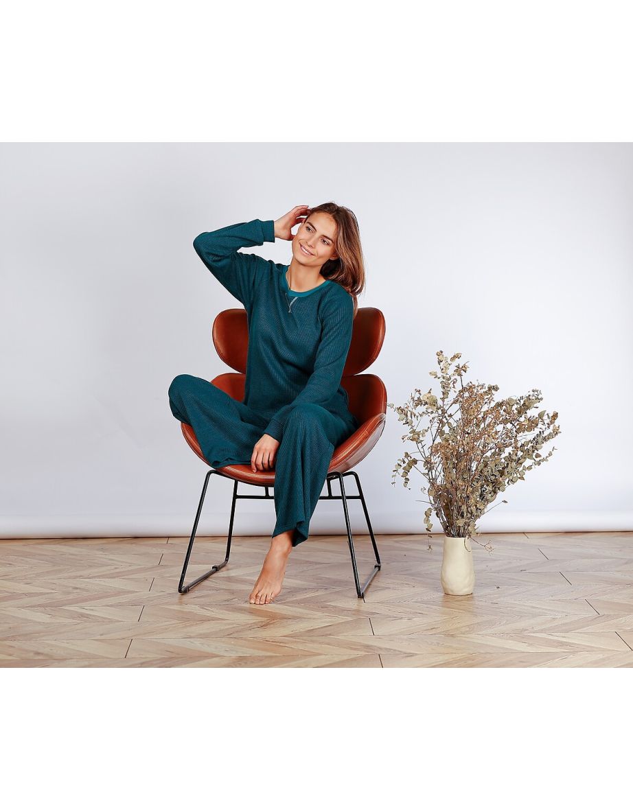 Aberdeen Lounge Pyjamas with Long Sleeves - 4
