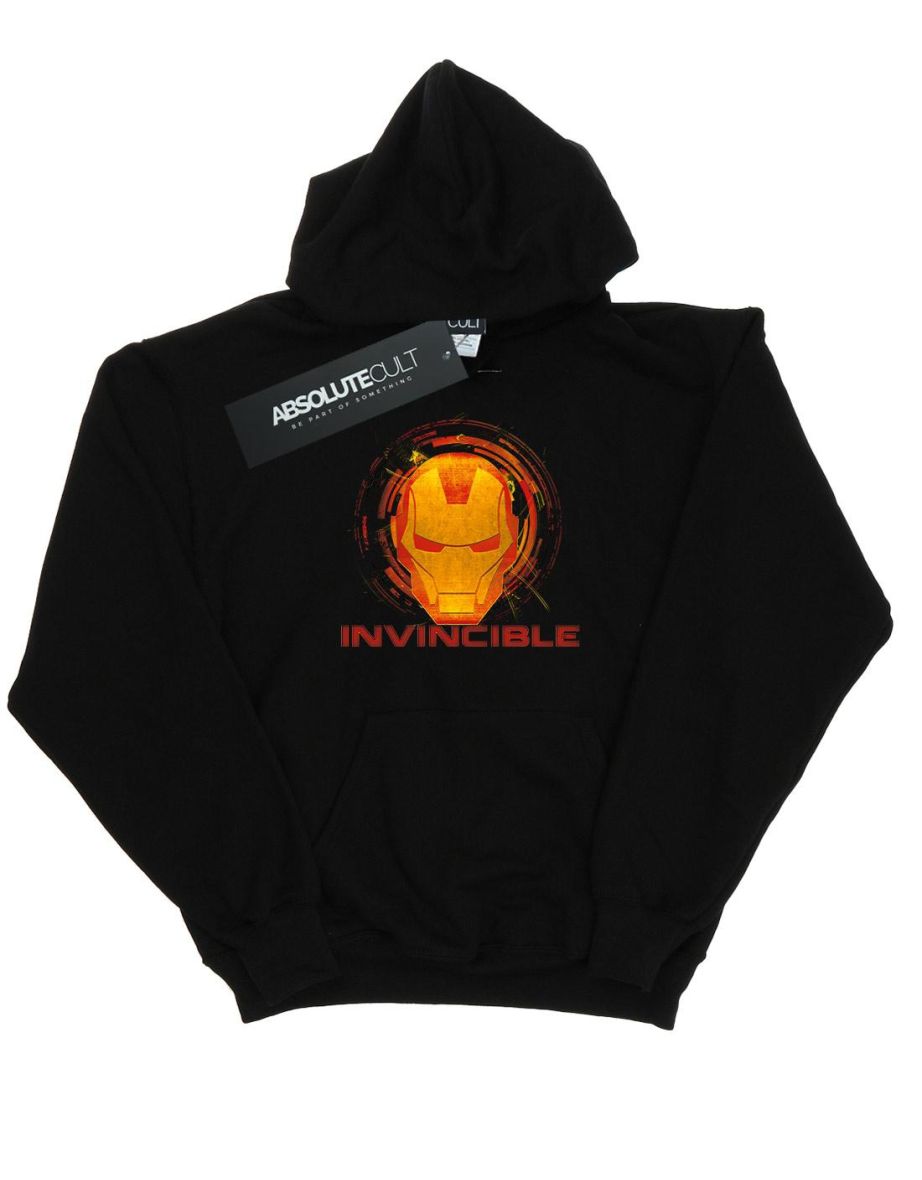 Shop Marvel Boys Avengers Iron Man Invincible Hoodie Black Online in Bahrain VogaCloset