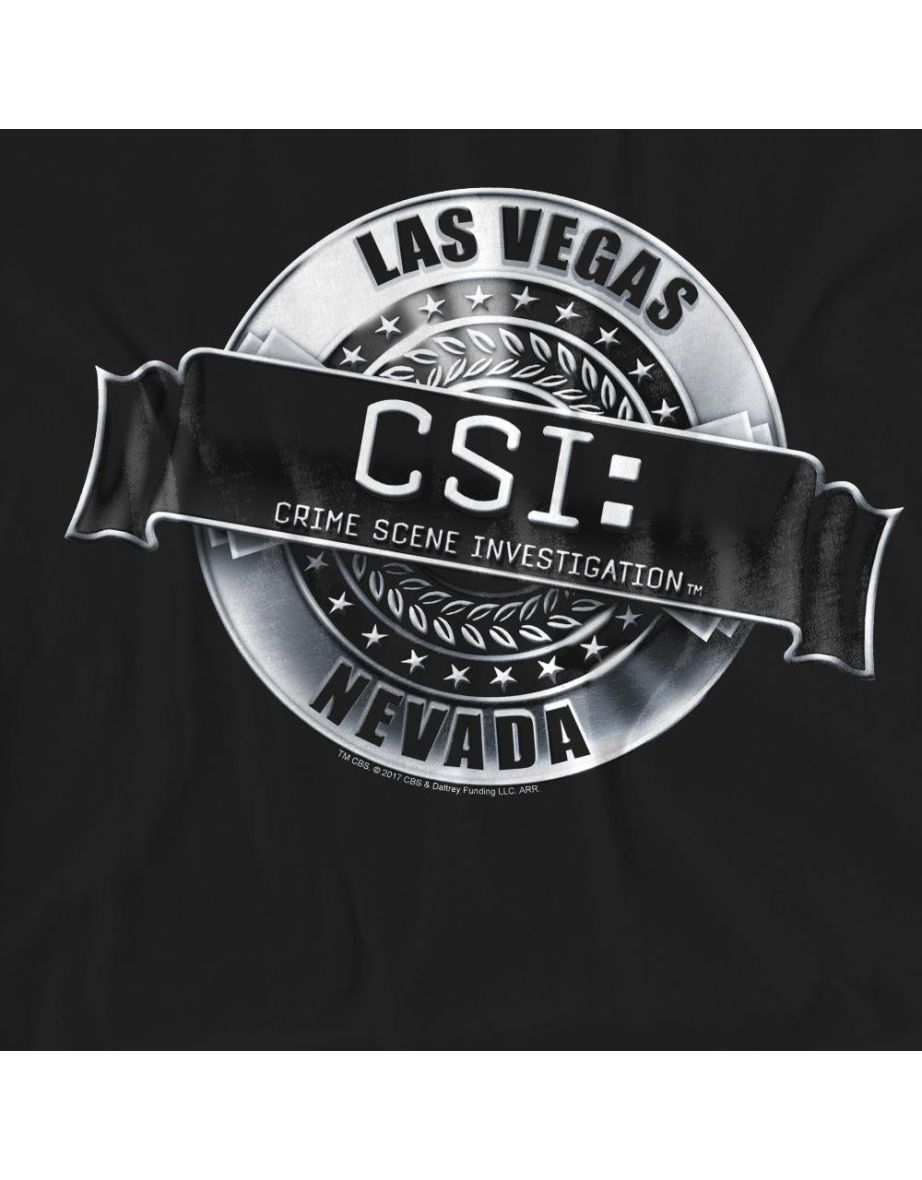CSI Unisex Adult Rendered Logo T-Shirt - Black - 3