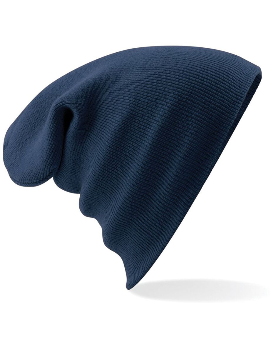 Beechfield Soft Feel Knitted Winter Hat - French Navy - 1