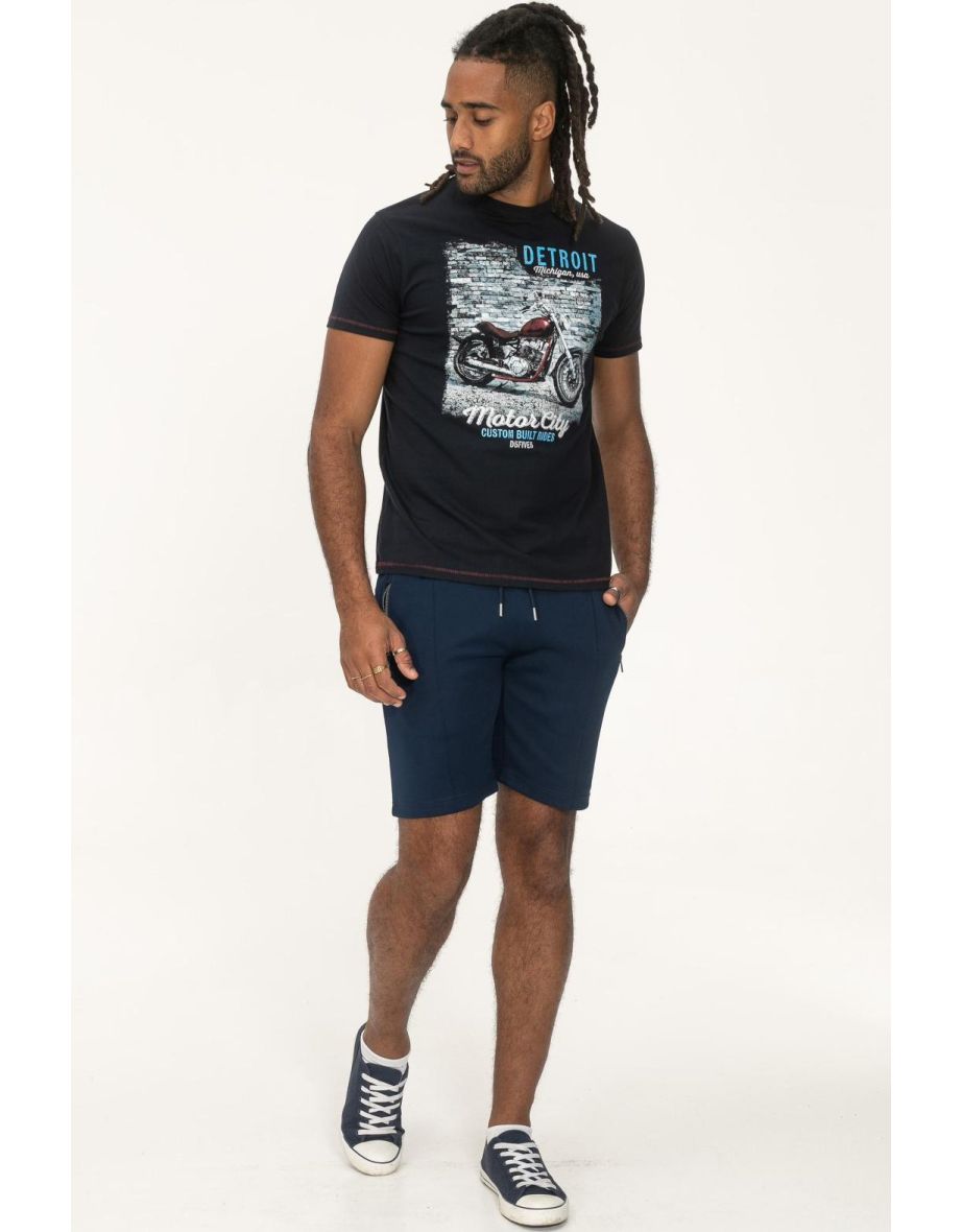 D555 Mens Knowle Big & Tall Graphic Short Sleeve T-Shirt