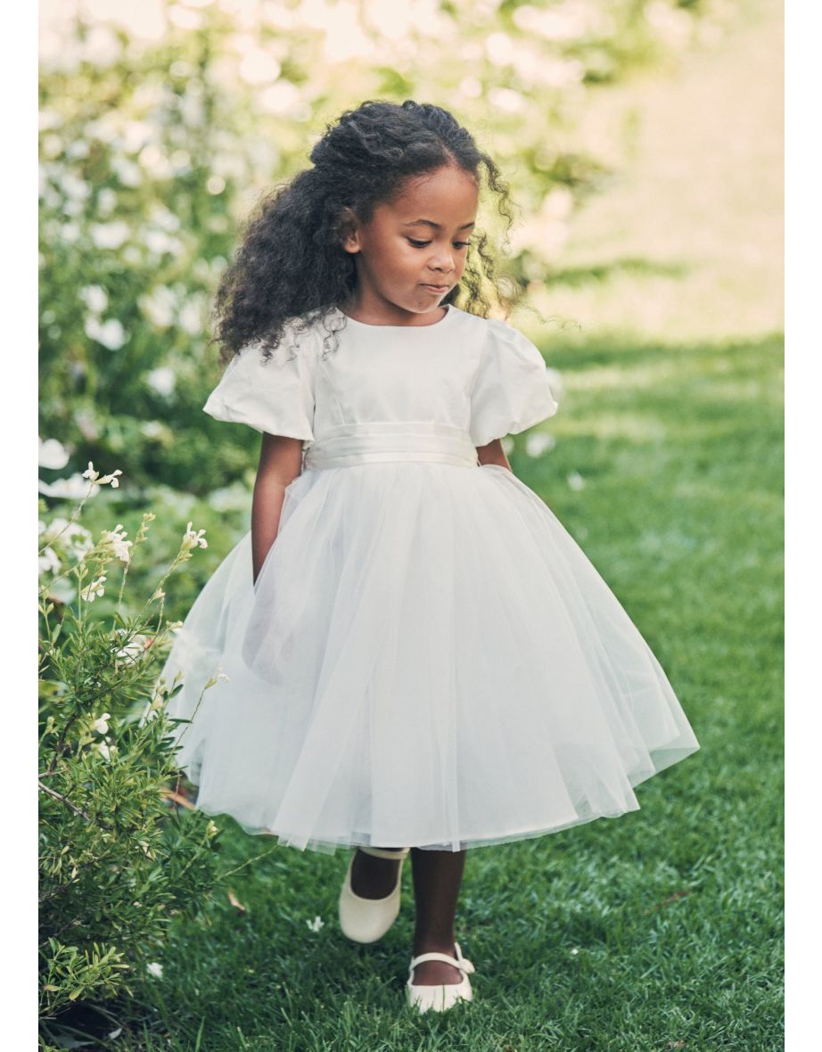 Selene Taffeta Baby Sash Dress