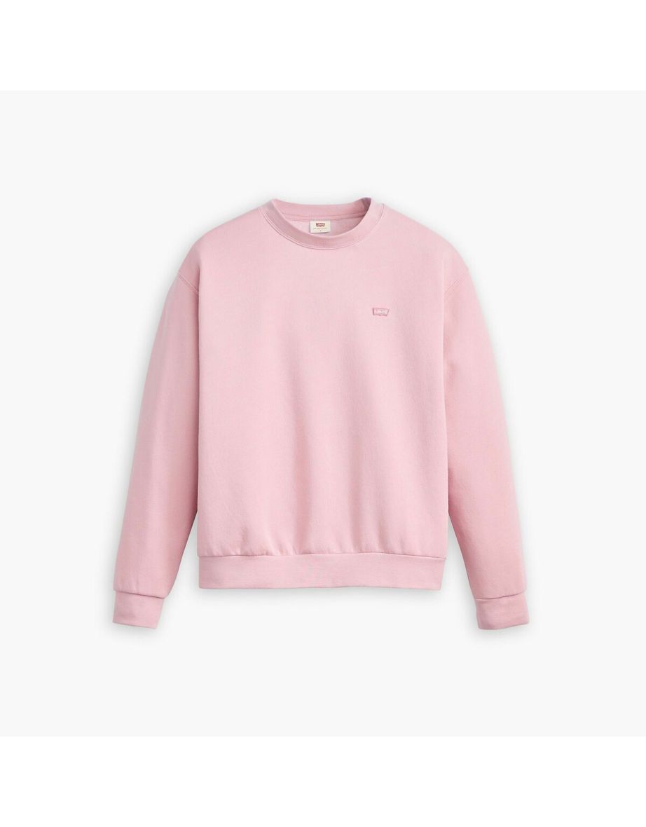 Chest Logo Print Sweatshirt with Crew Neck - 5