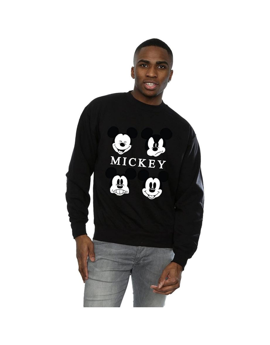 Disney Men's Four Heads Mickey Mouse Cotton Sweatshirt - 2