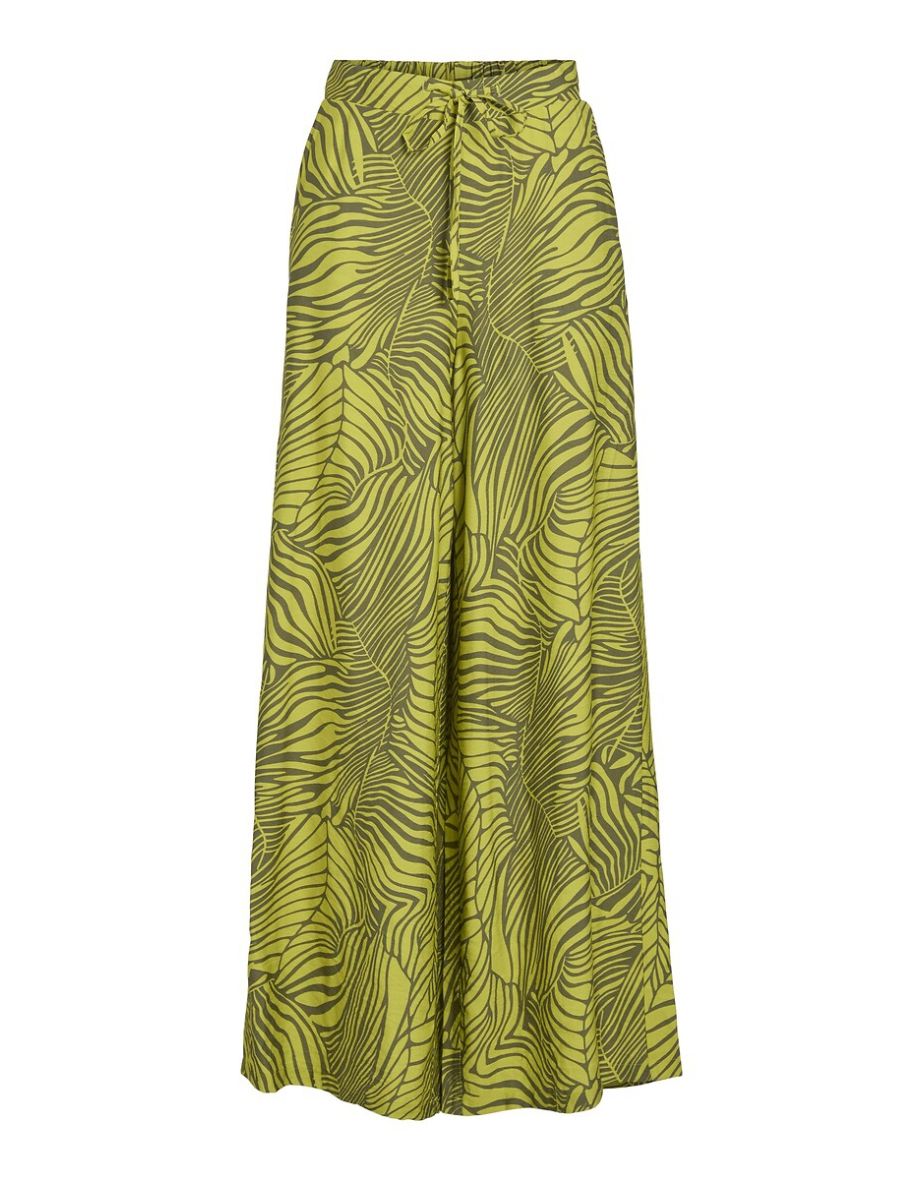 Floral Wide Leg Trousers
