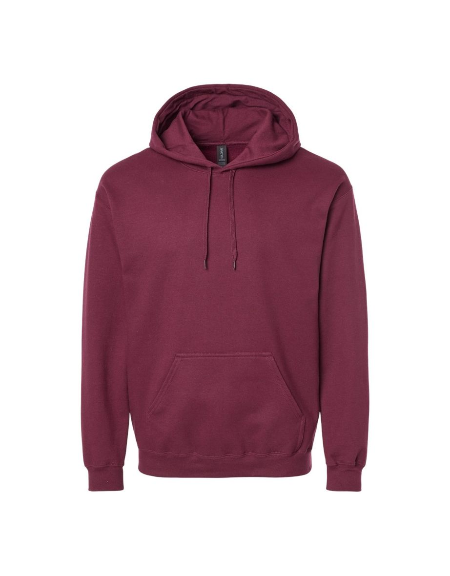 Gildan Unisex Adult Softstyle Fleece Midweight Hoodie - Maroon