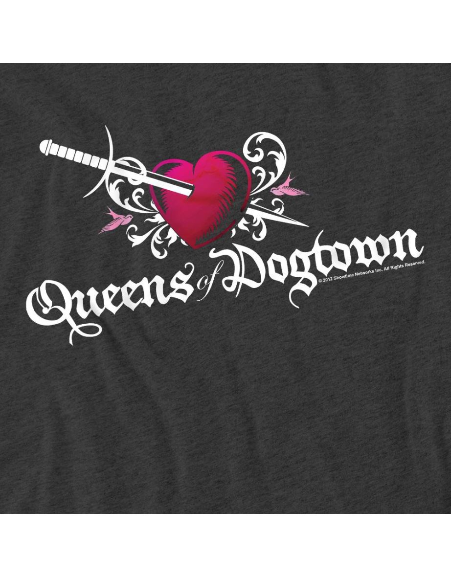 Californication Unisex Adult Queens Of Dogtown T-Shirt - Charcoal - 3
