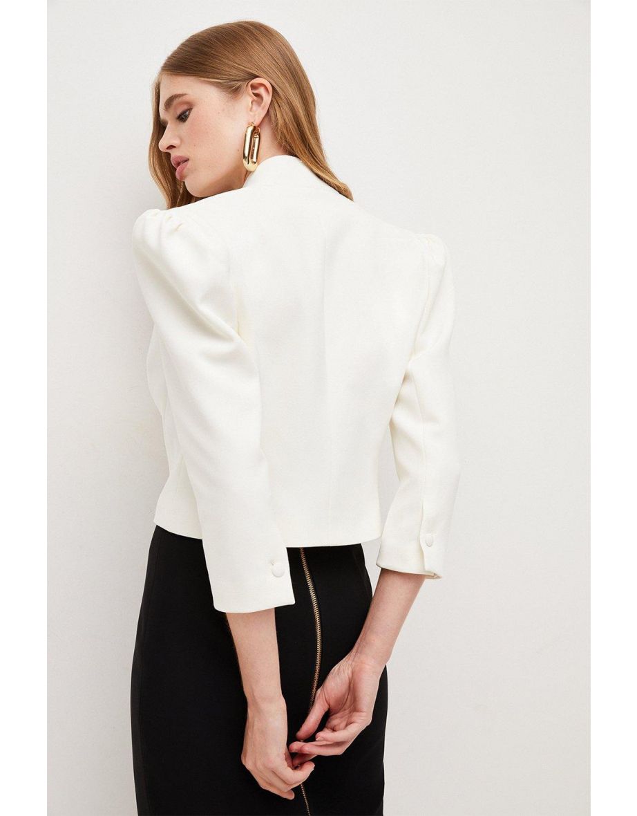 Structure Crepe Tailored Jacket - 2