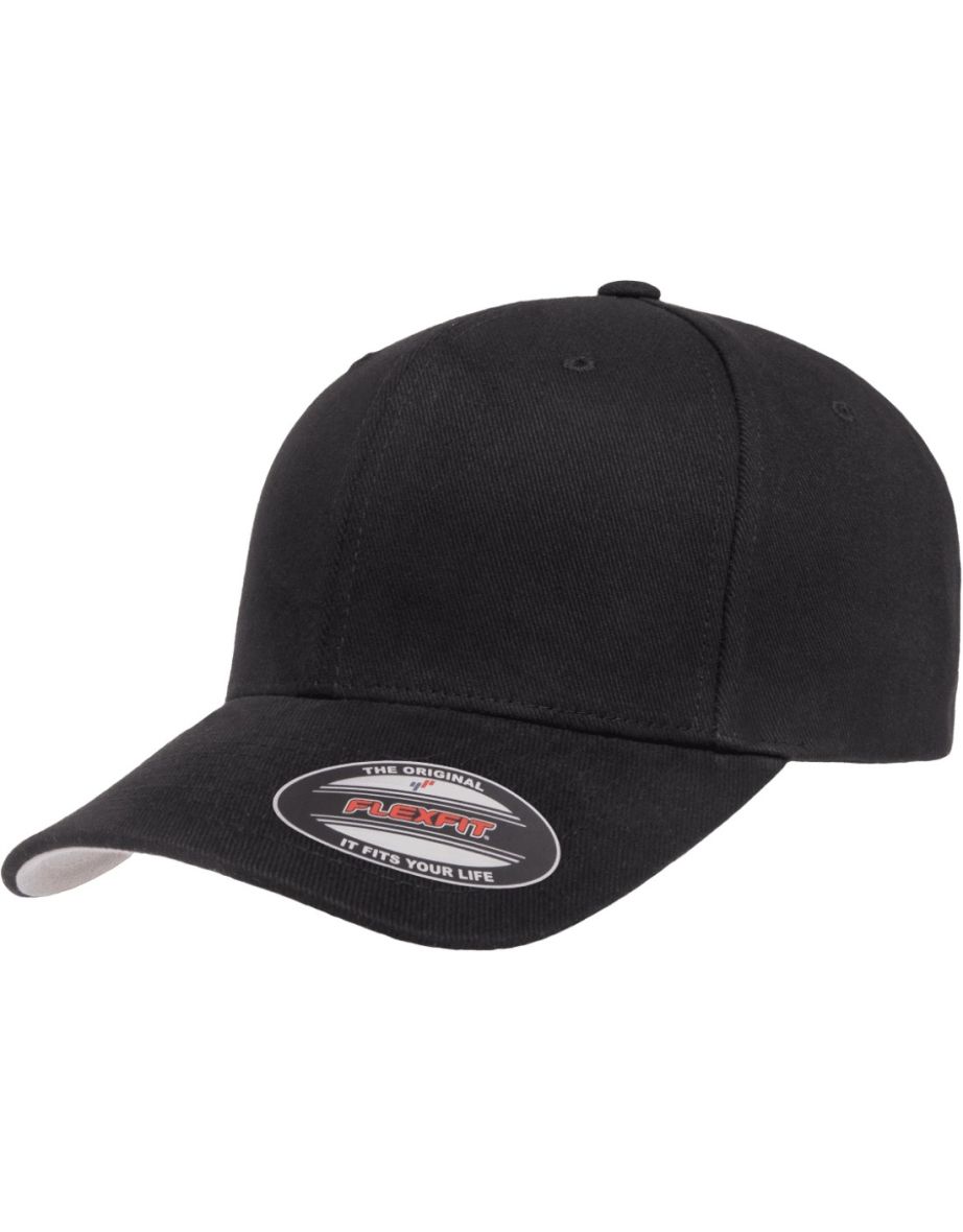 Flexfit By Yupoong Brushed Twill Cap - Black