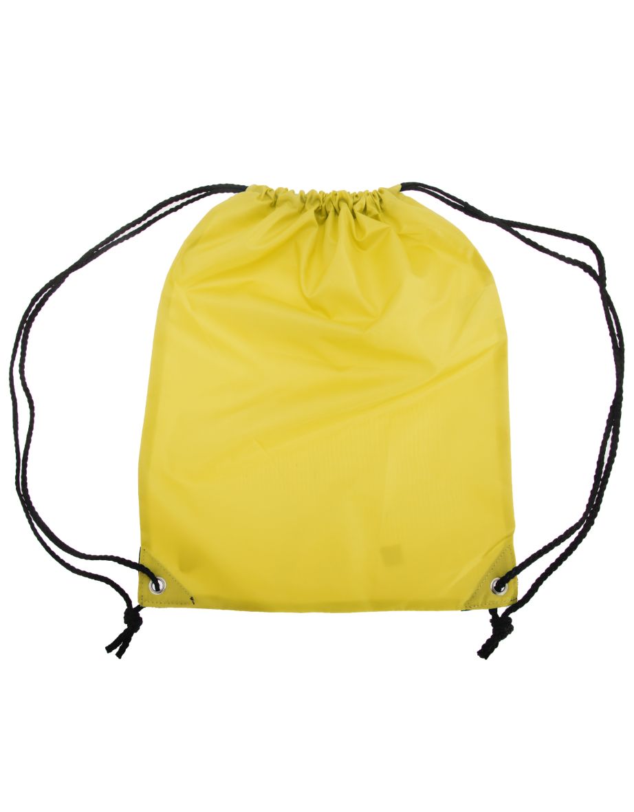 Shugon Stafford Plain Drawstring Tote Bag - 13 Litres (Pack of 2) - Canary