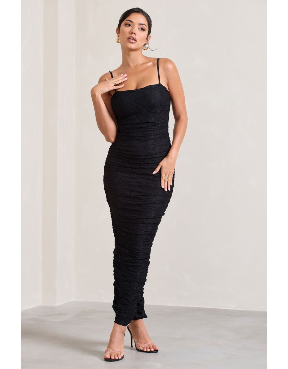 Strappy bodycon hotsell maxi dress