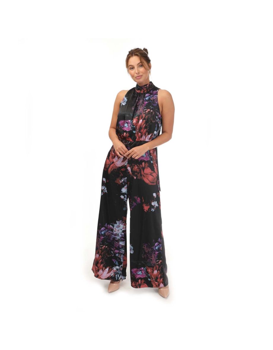 Women's Ted Baker Marleeh Halterneck Jumpsuit in Black