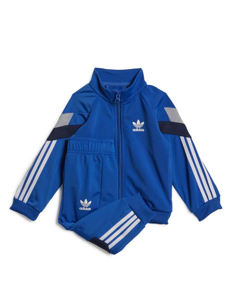 Adidas originals tracksuit blue on sale