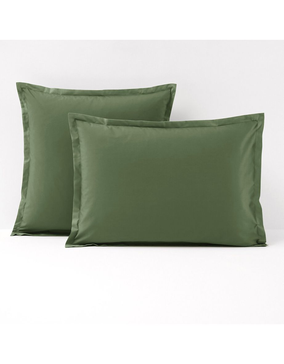 Scenario 100% Cotton Percale 200 Thread Count Pillowcase - 1