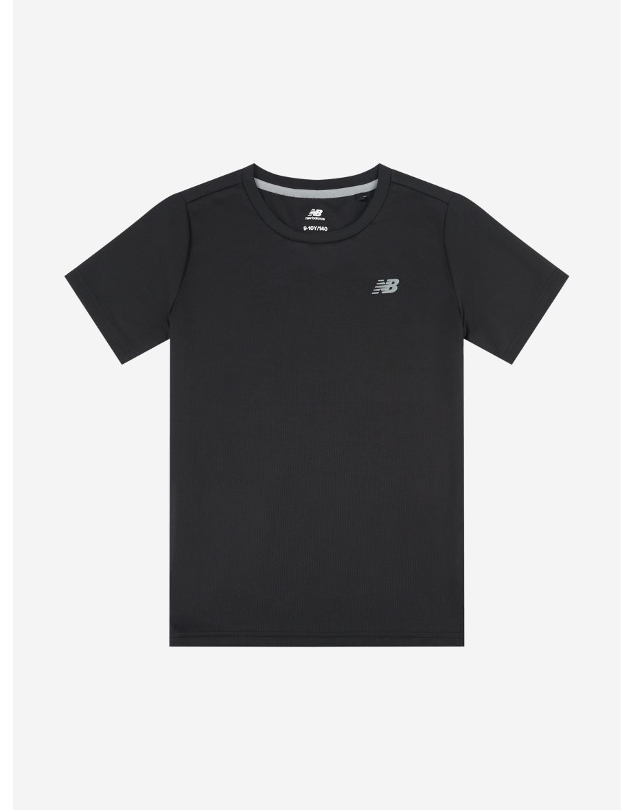 New Balance Boys Athletic T-Shirt in Black