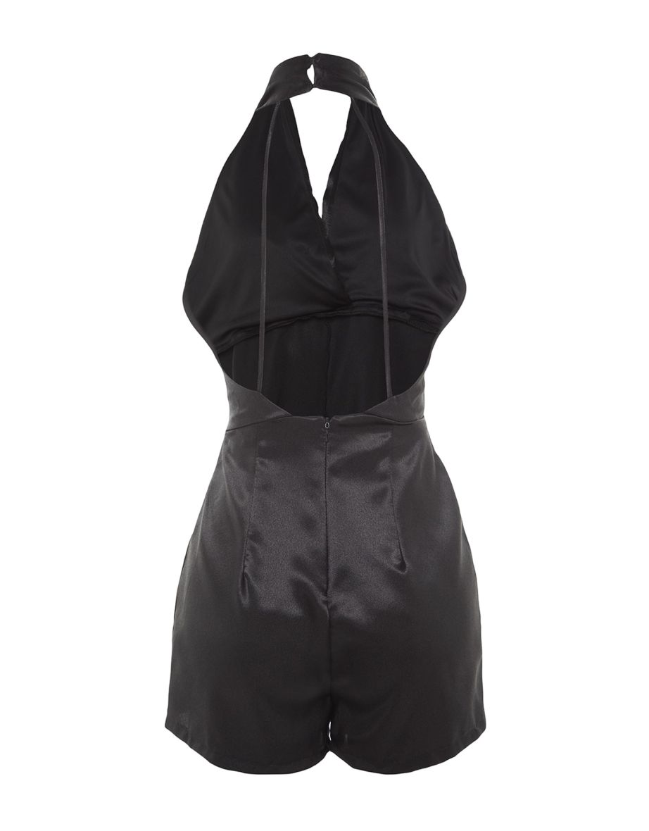Jumpsuit - Black - Fitted - 7