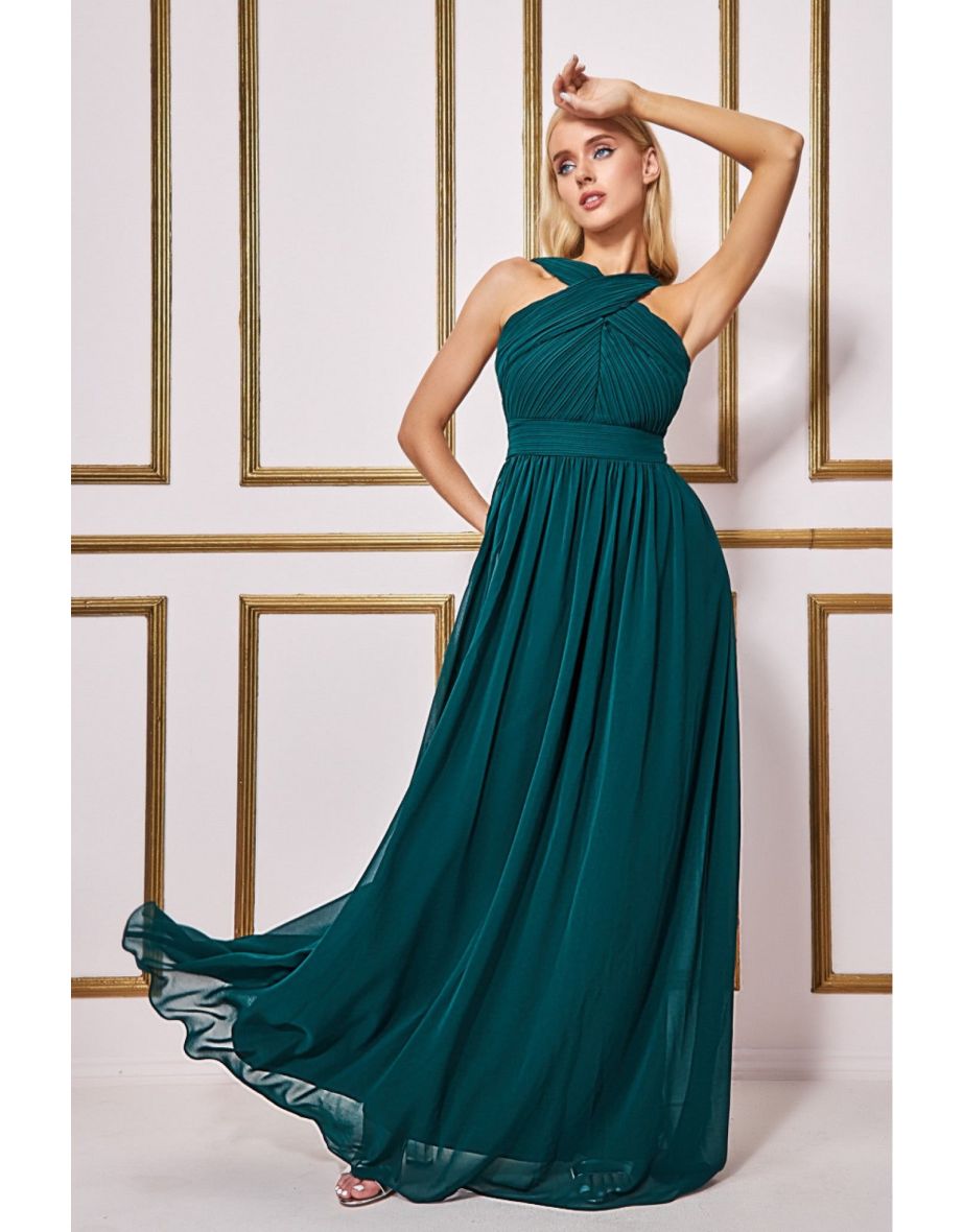 Goddiva sales green dress