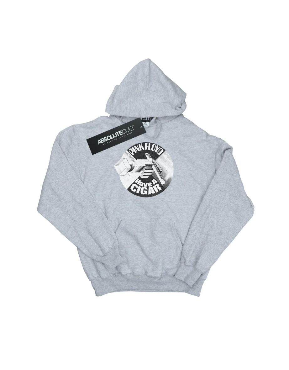 Pink Floyd Mens Have A Cigar Hoodie - Sports Grey