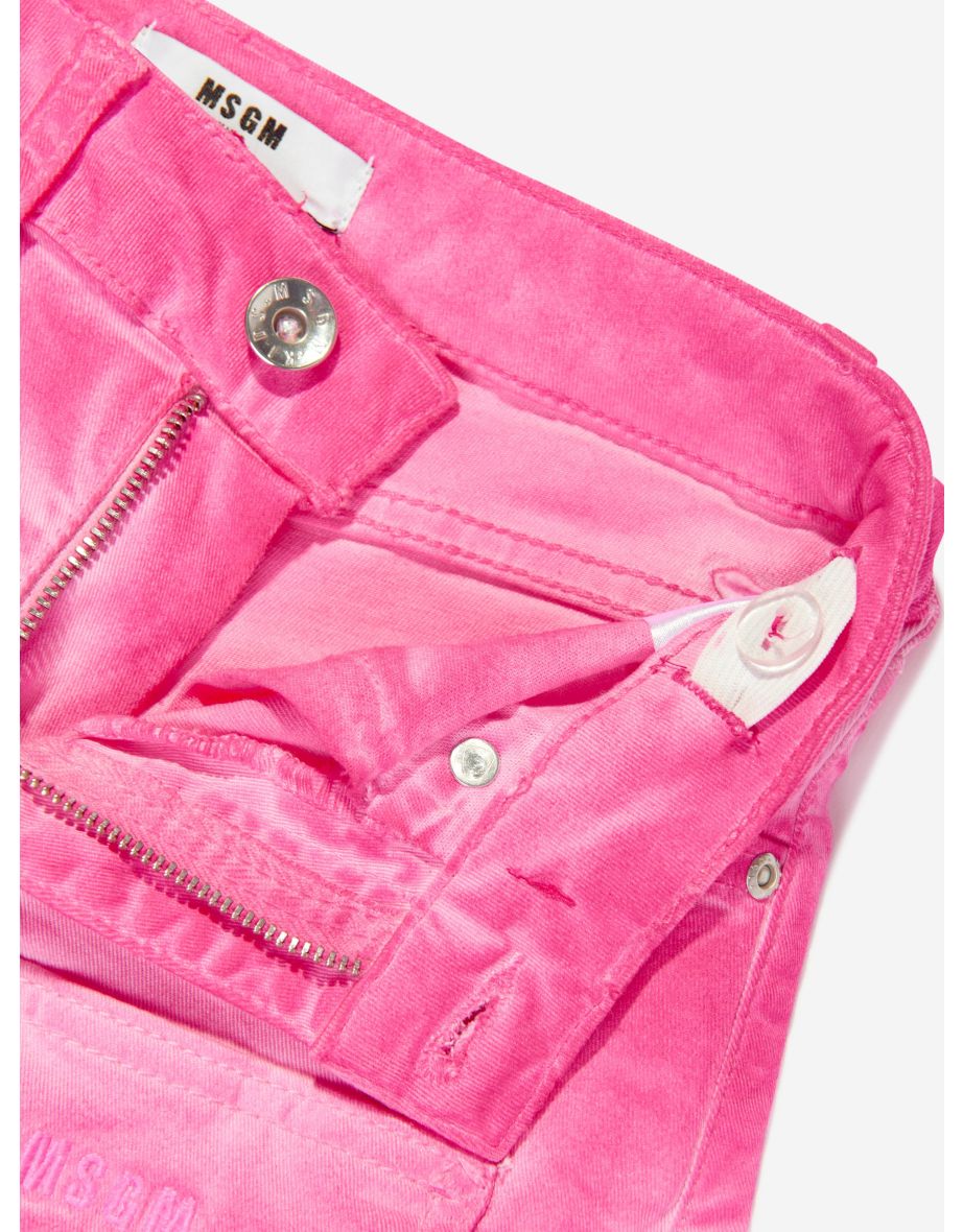 Girls Cargo Shorts in Pink - 3