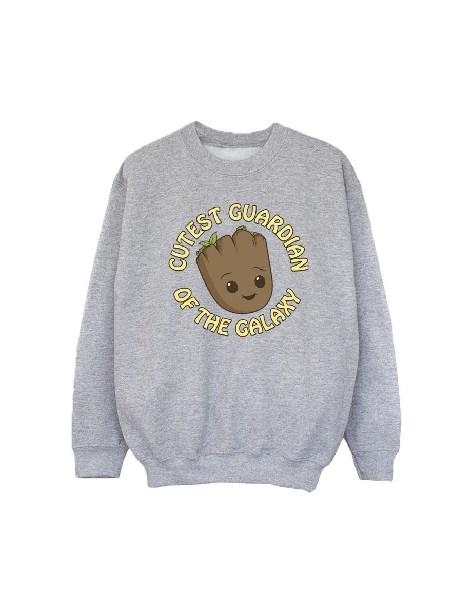 Marvel Girls I Am Groot Cutest Guardian Sweatshirt - Sports Grey - 1