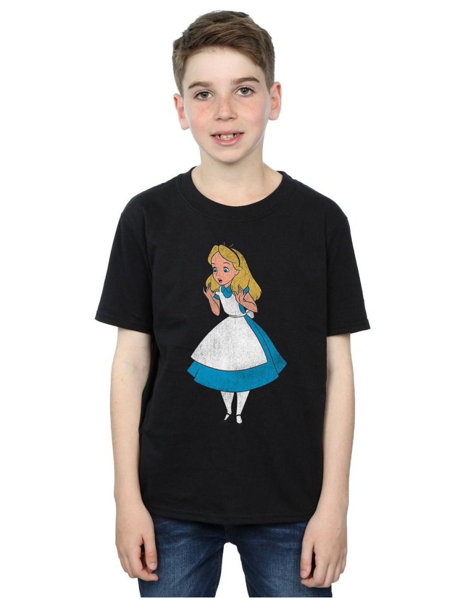 Disney Boys Alice In Wonderland Surprised Alice T-Shirt
