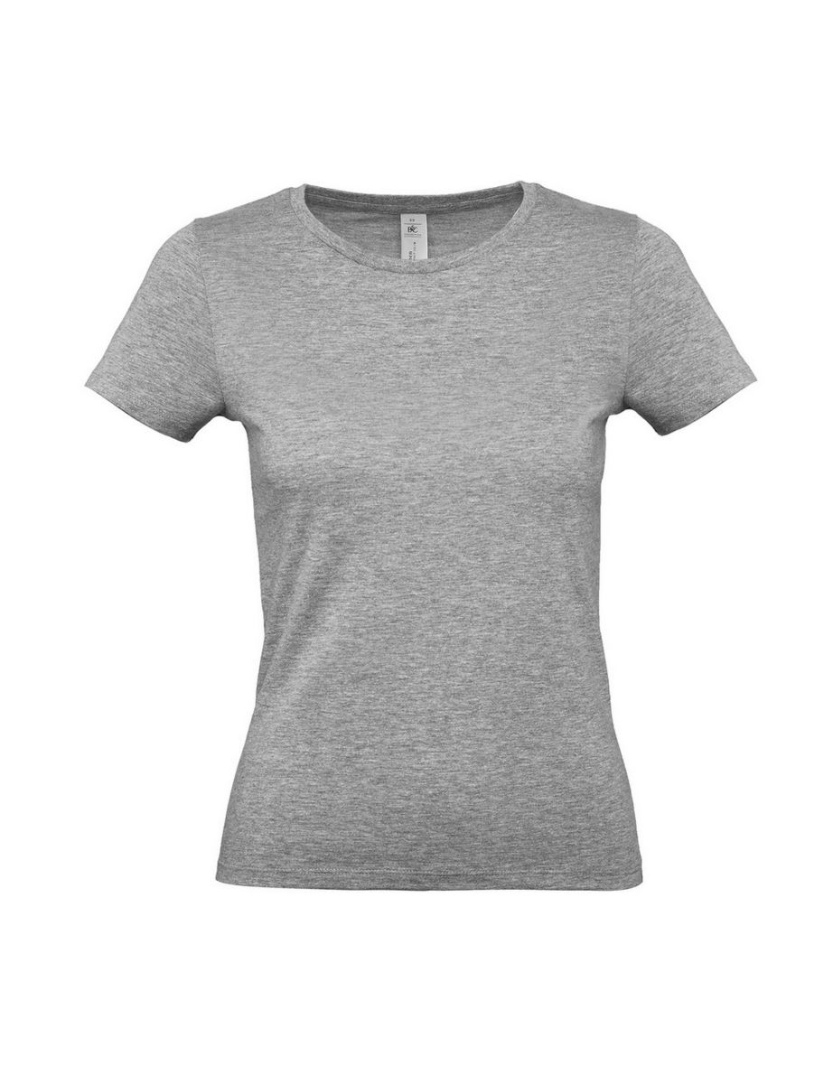 B&C Womens/Ladies #E150 T-Shirt - Sport Grey
