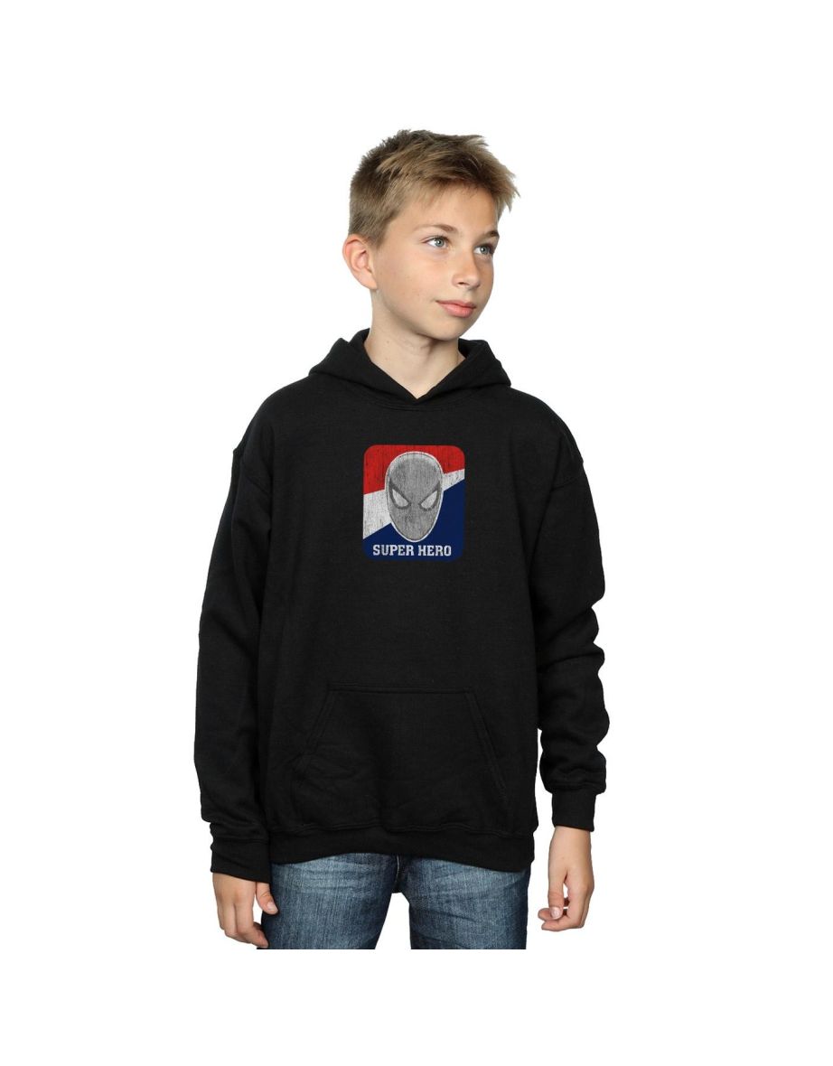 Marvel Boys Spider-Man Superhero Sports Hoodie - Black