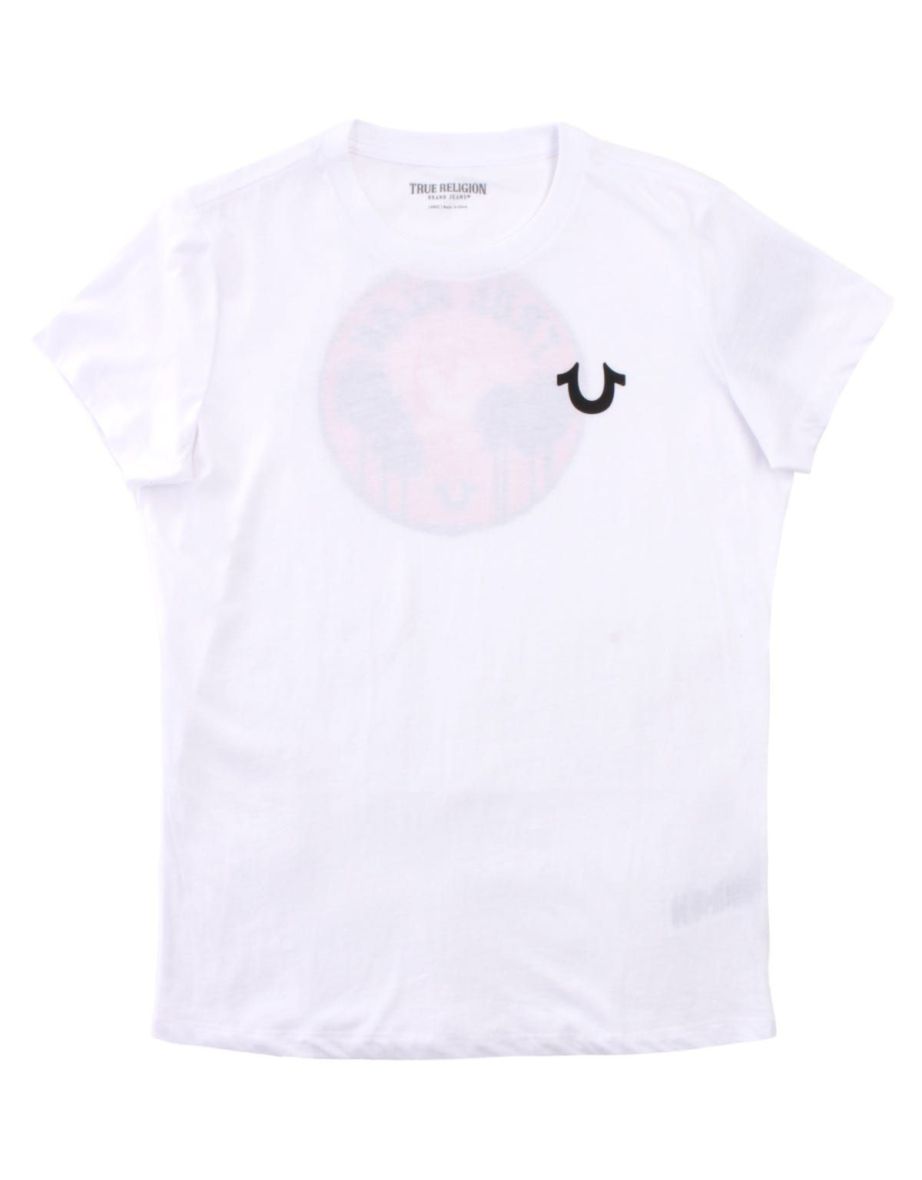 Women's True Religion Sunset Graphic T-Shirt in White