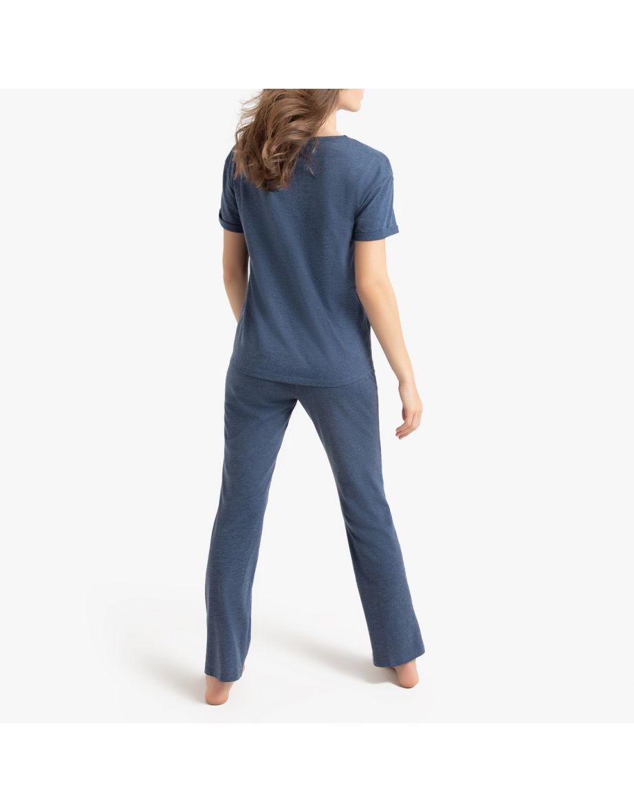Short-Sleeved Jersey Pyjamas - 3