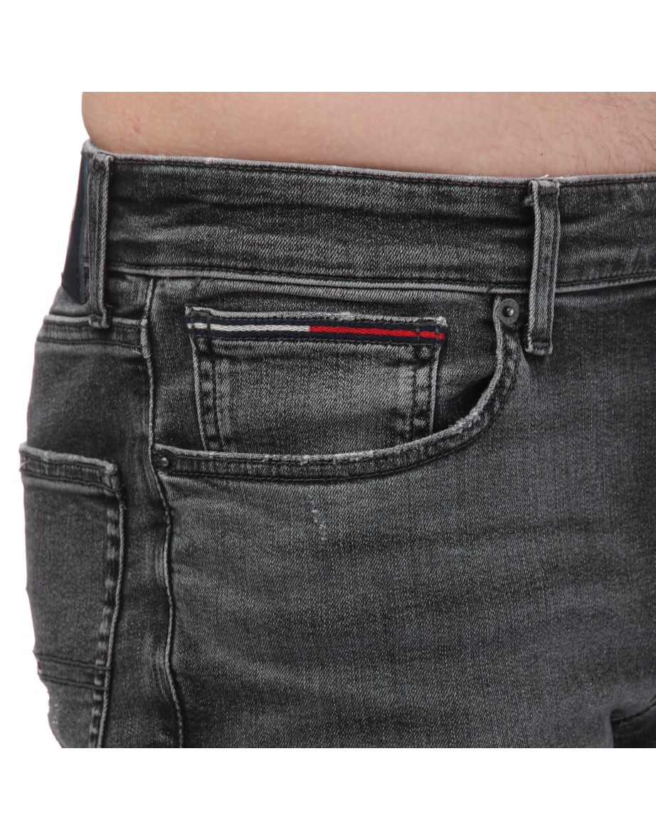 Men's Tommy Hilfiger Scanton Slim Fit Jeans in Black - 3
