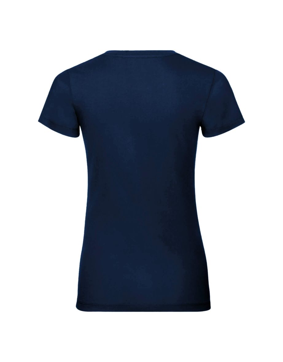 Russell Womens/Ladies Organic Short-Sleeved T-Shirt - French Navy - 1
