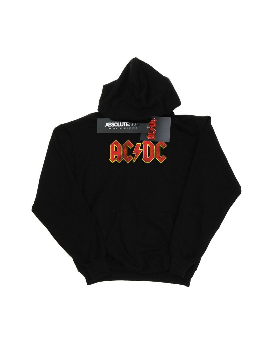 AC/DC Men's Distressed Red Logo Hoodie - 3