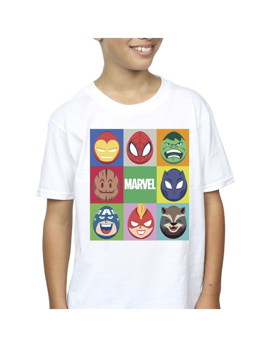 Marvel Boys Easter Eggs T-Shirt - White - 2
