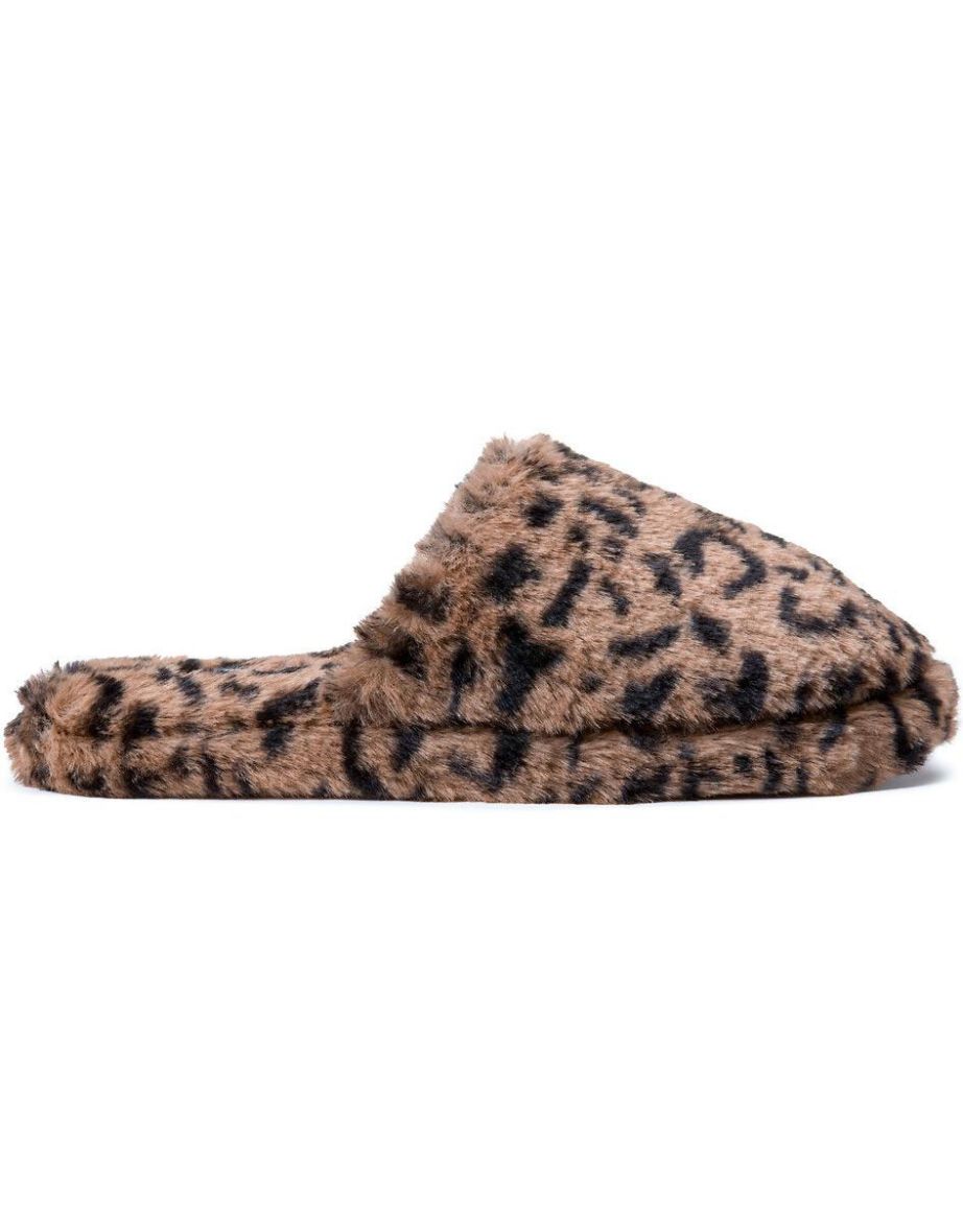 Recycled Leopard Print Slippers