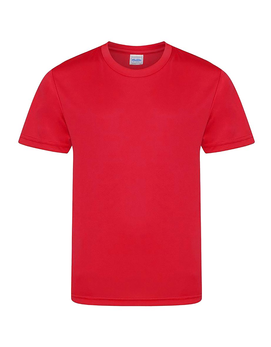 AWDis Childrens/Kids Cool Smooth T-Shirt - Red