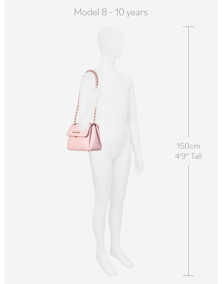 Girls Relax Flap Bag in Pink (20cm) - 5