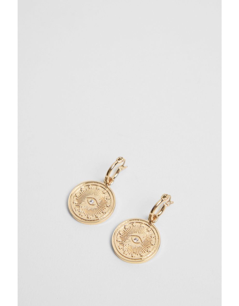 Coin Earring And Necklace 2 Pack Set - 3