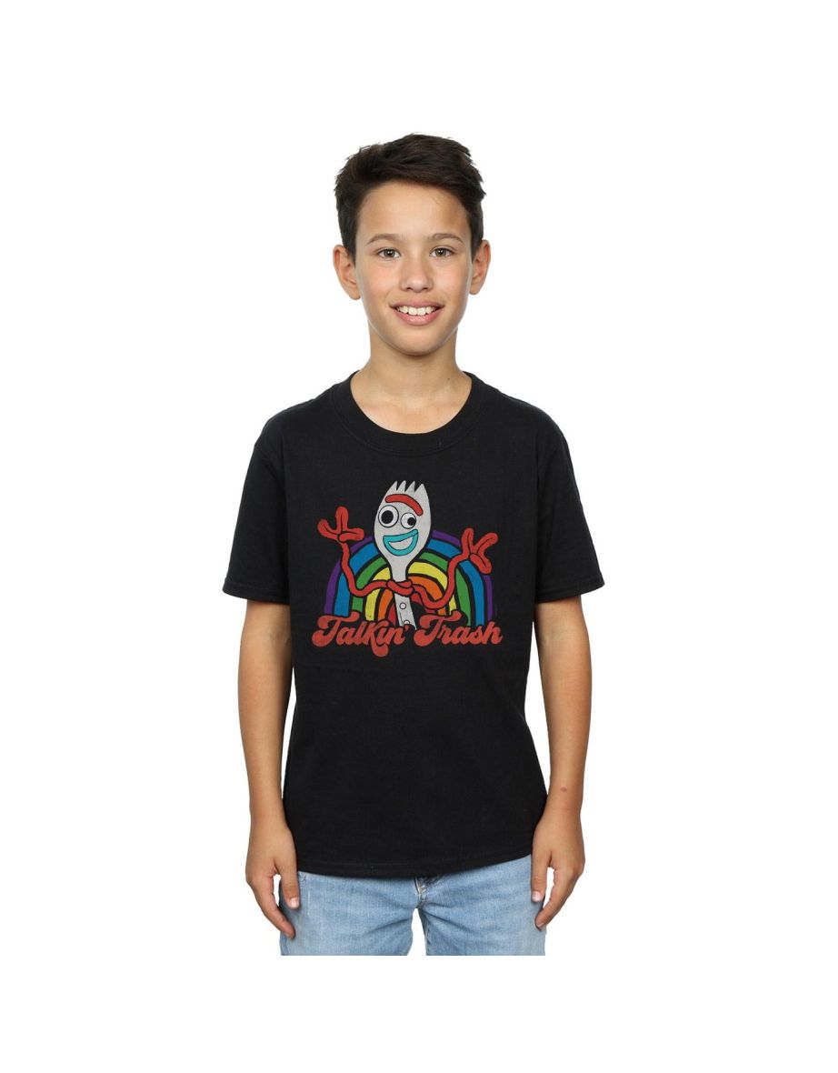 Disney Boys Toy Story 4 Forky Talkin´ Trash T-Shirt - Black