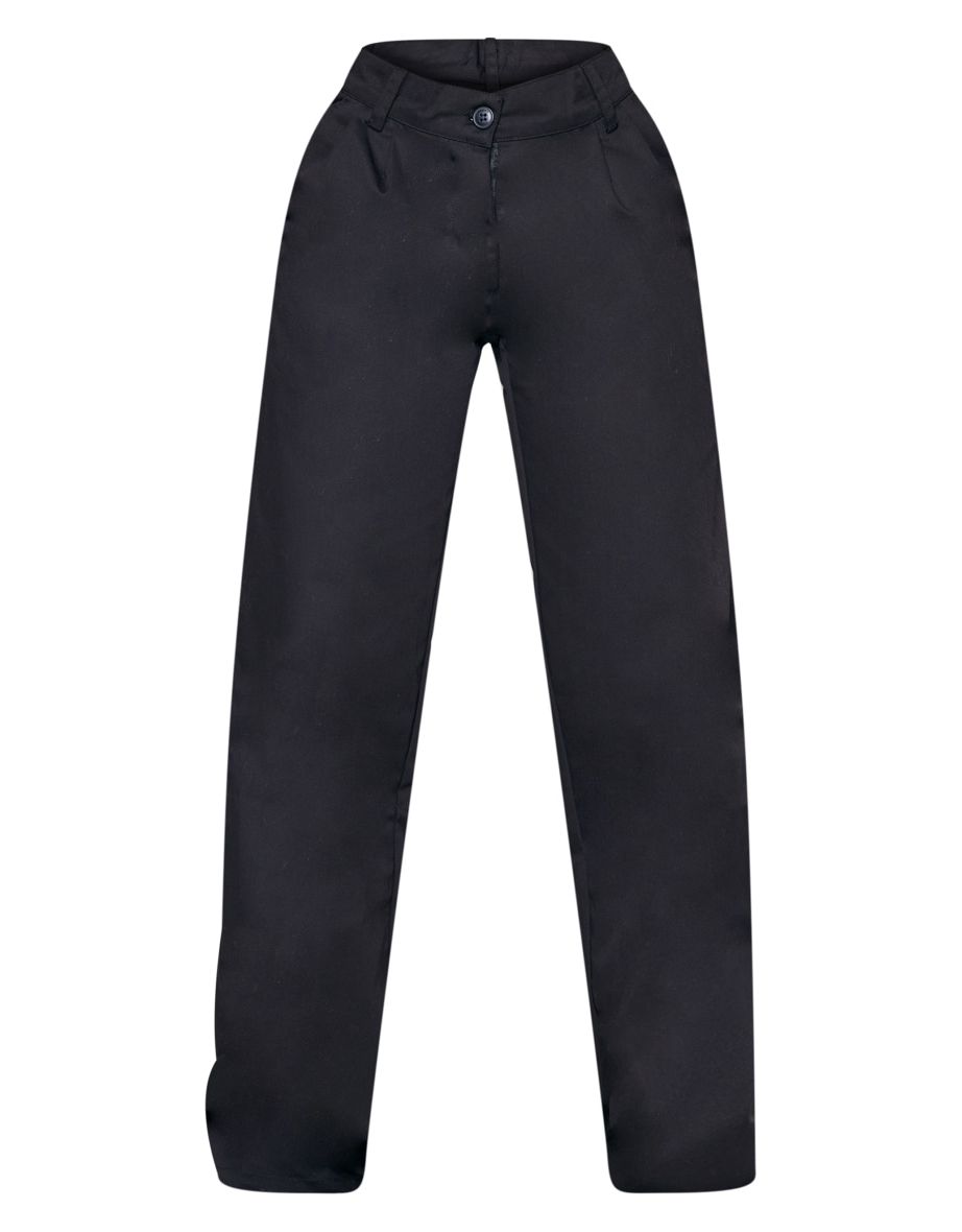 Petite Black Straight Leg Twill Cargo Trousers - 4