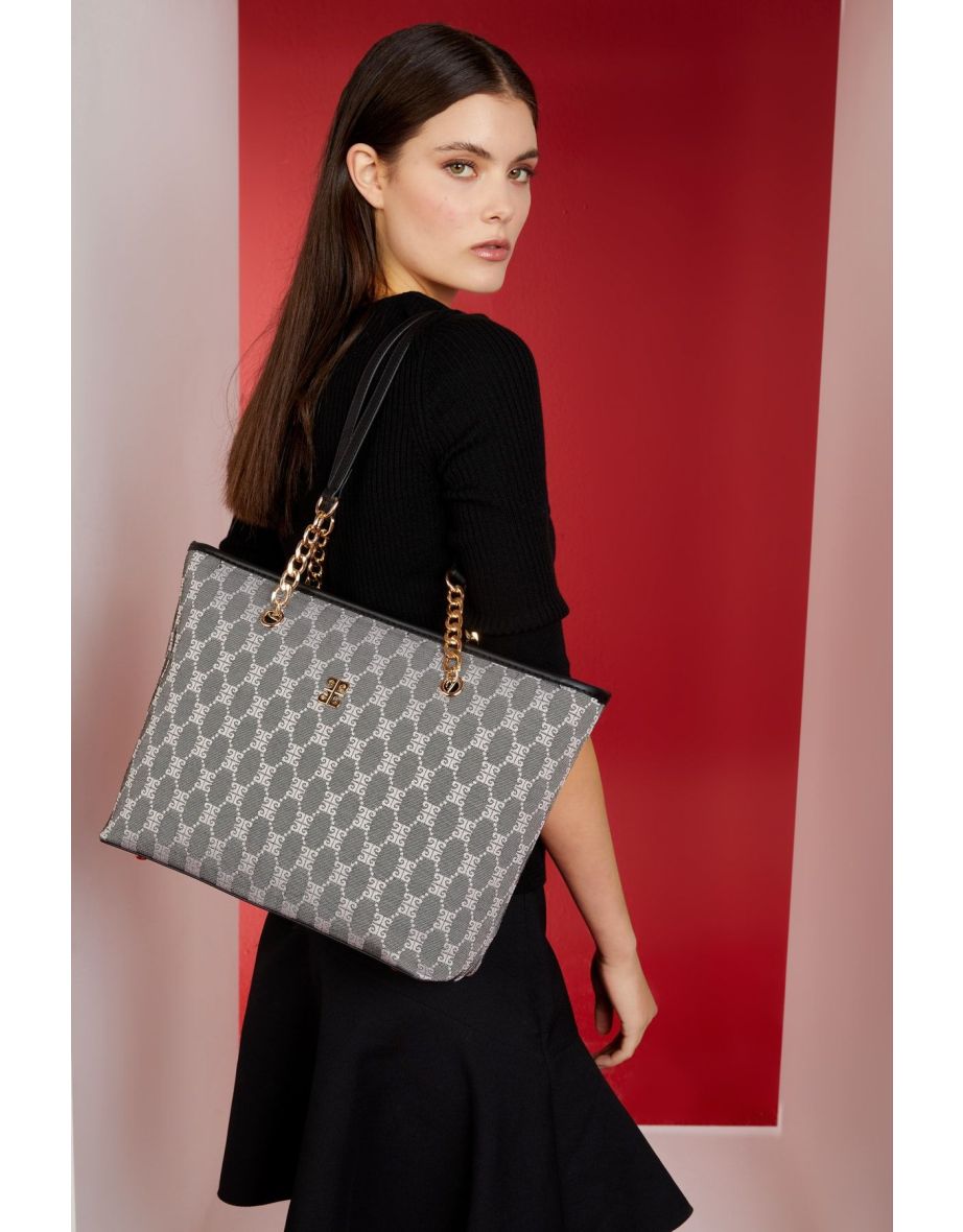 Gray Women's Shoulder Bag