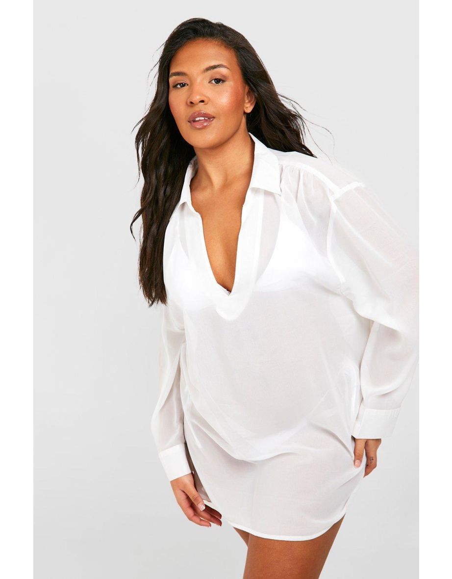 Plus size white tunic best sale