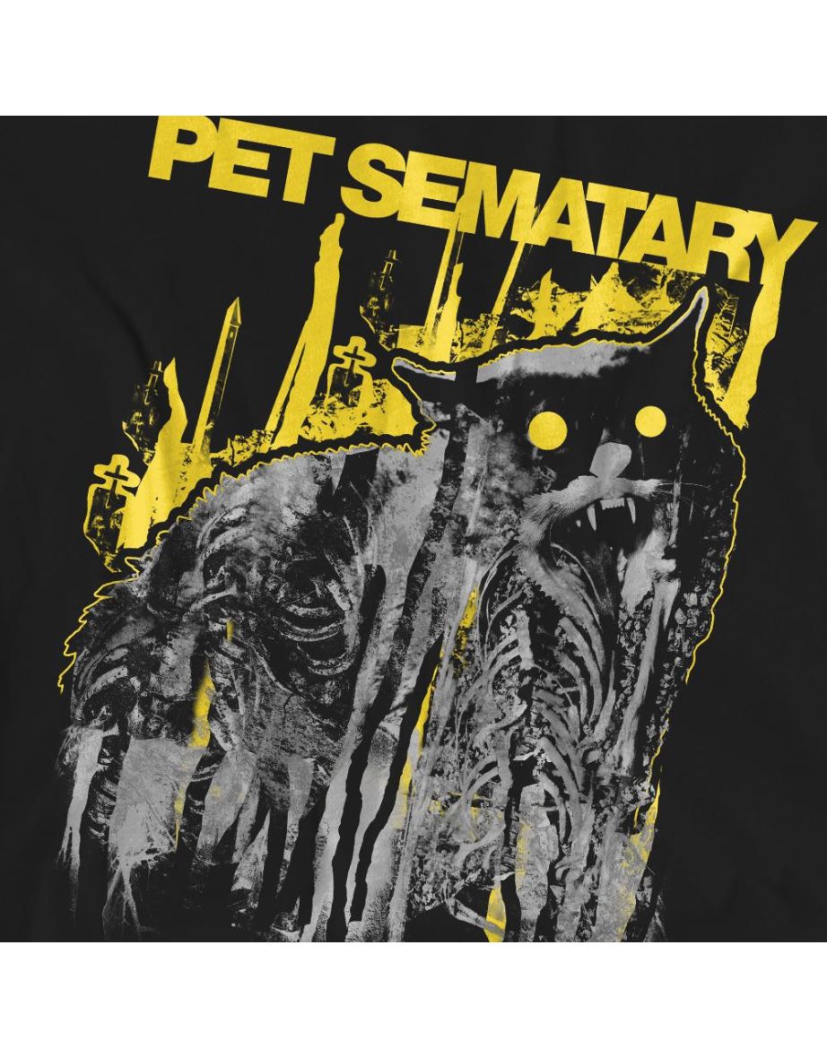 Pet Sematary Unisex Adult Decay T-Shirt - Black - 3